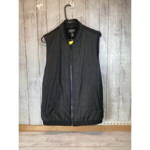 tropical y2k boho indie Republic Men's Puffer Vest Black Sleeveless Size L
